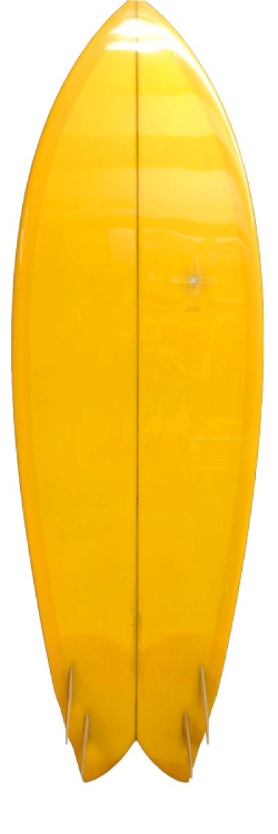画像1: CHRISTENSON SURFBOARDS  QUAD FISH 6'4"中古ボード